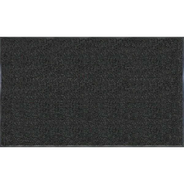 Charcoal Rubber/Nylon Guardian WaterGuard Indoor/Outdoor Wiper Scraper Floor Mat 3x4